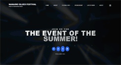 Desktop Screenshot of nanaimobluesfestival.com